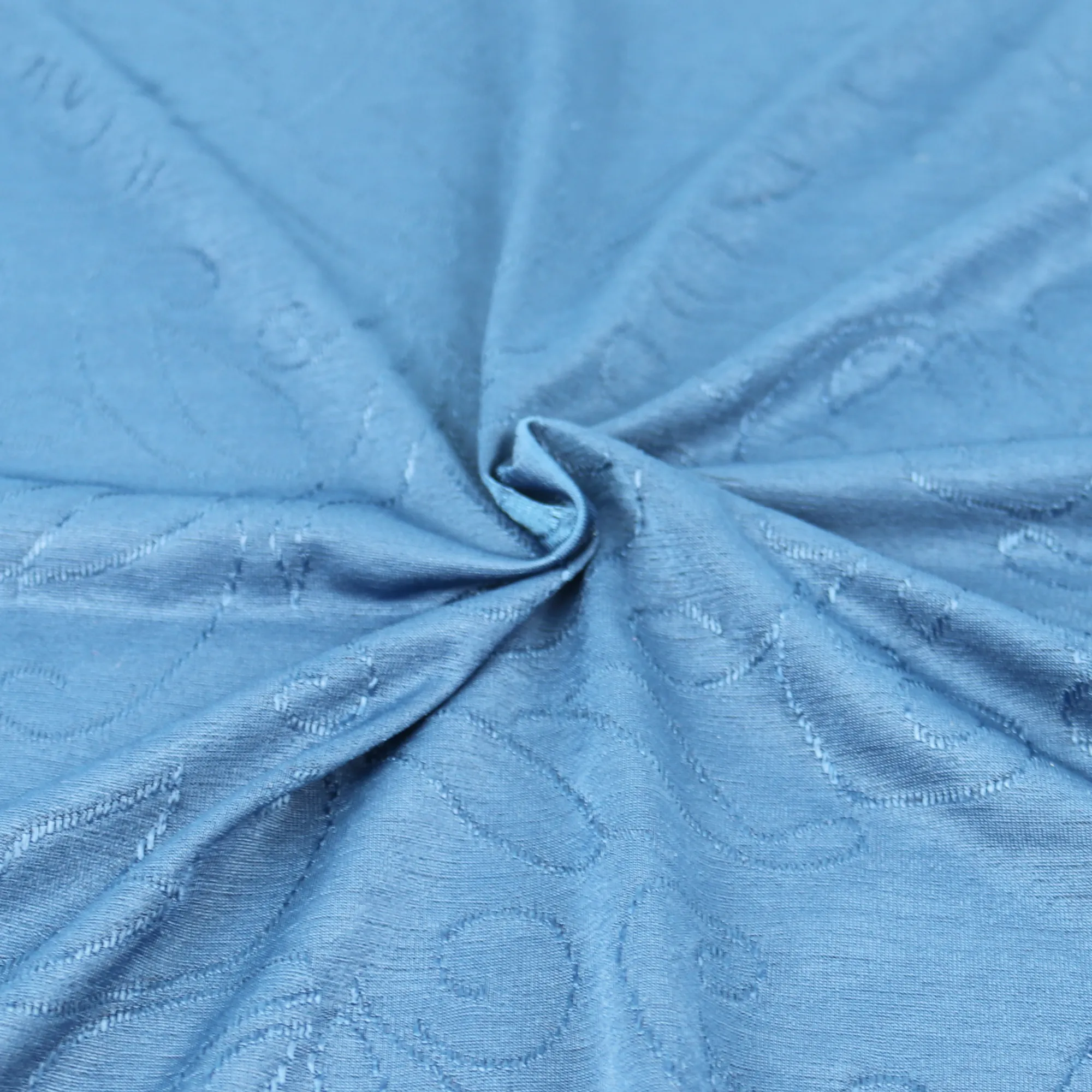 55" 180-190GSM 25 Color Polyester Single Spandex Knit Jacquard Piece Dyed Fabric by The Yard