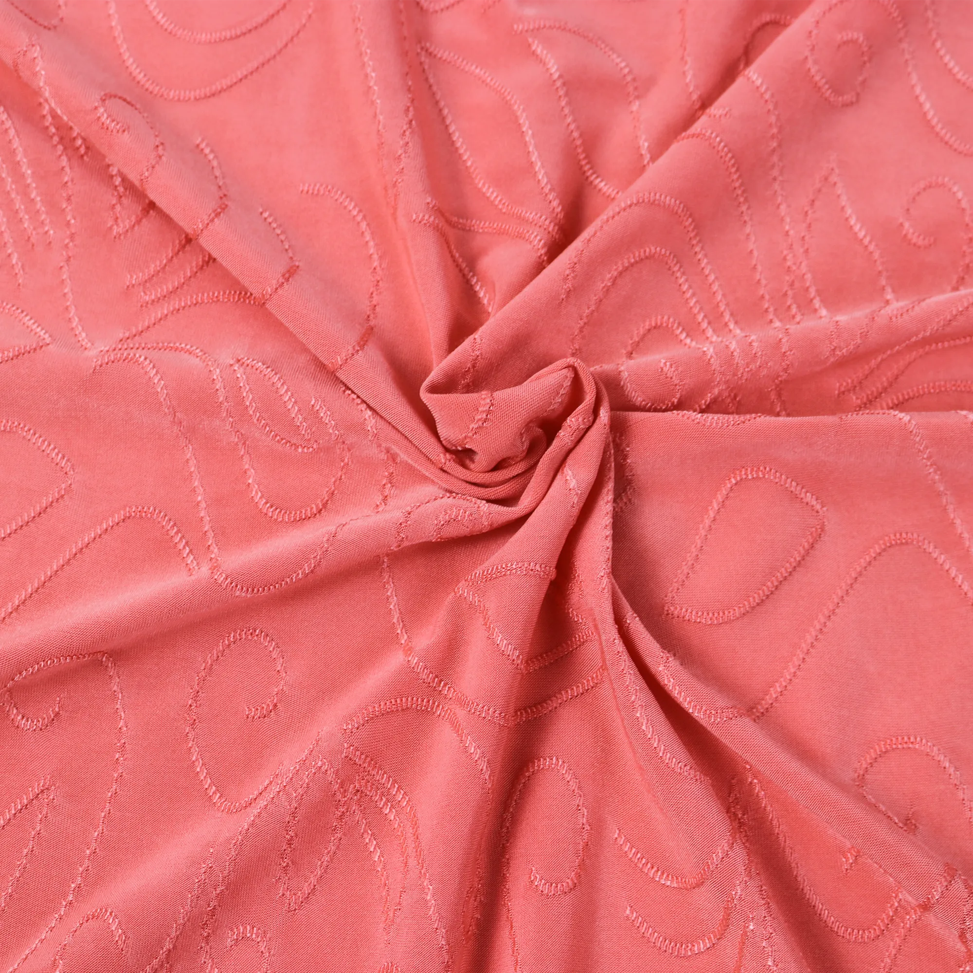 55" 180-190GSM 25 Color Polyester Single Spandex Knit Jacquard Piece Dyed Fabric by The Yard