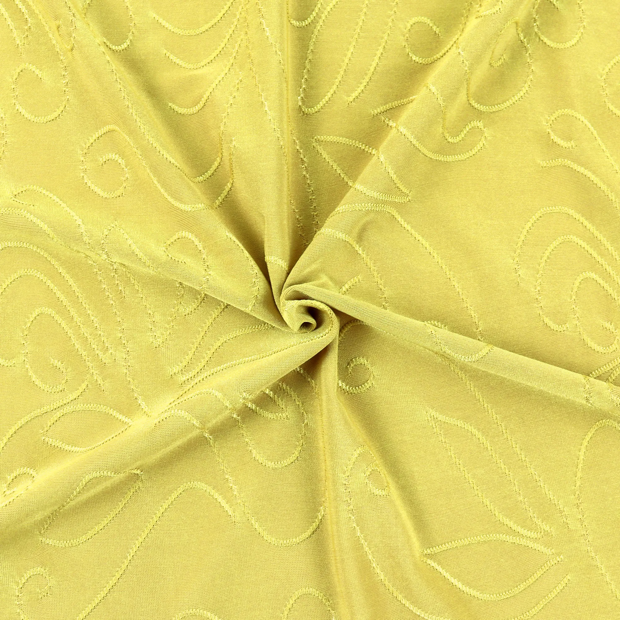 55" 180-190GSM 25 Color Polyester Single Spandex Knit Jacquard Piece Dyed Fabric by The Yard