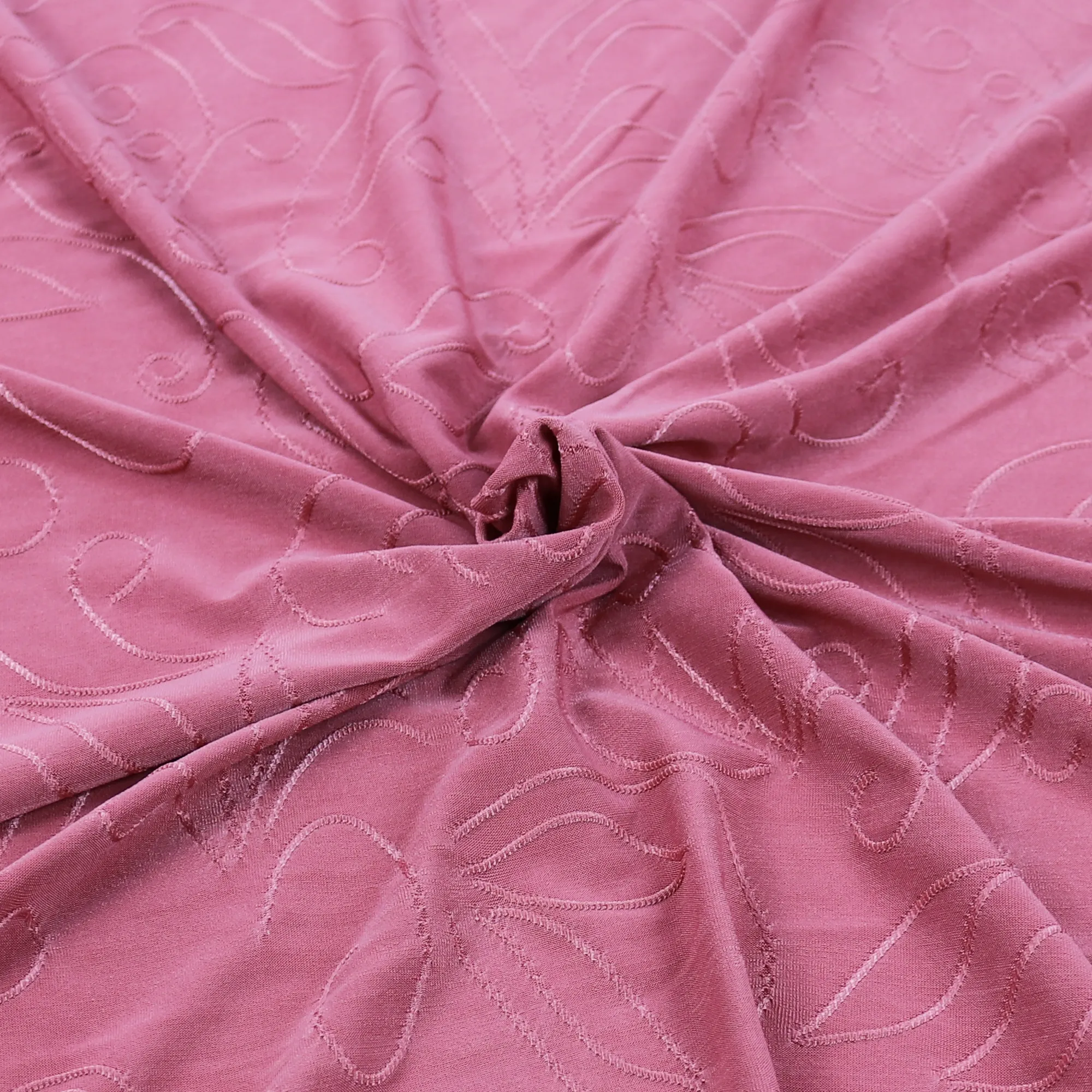 55" 180-190GSM 25 Color Polyester Single Spandex Knit Jacquard Piece Dyed Fabric by The Yard