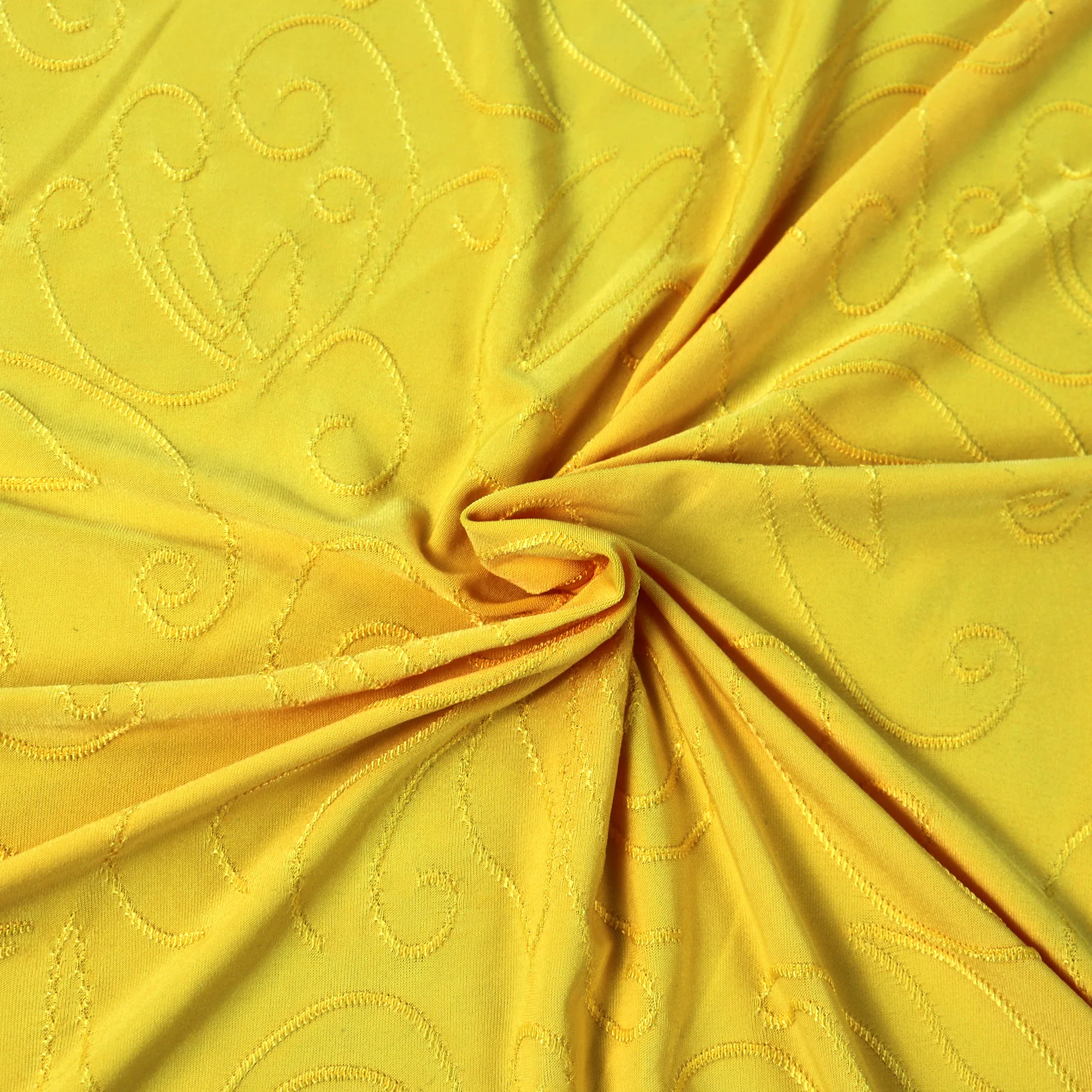 55" 180-190GSM 25 Color Polyester Single Spandex Knit Jacquard Piece Dyed Fabric by The Yard