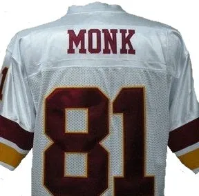 Art Monk Washington Redskins Throwback Football Jersey
