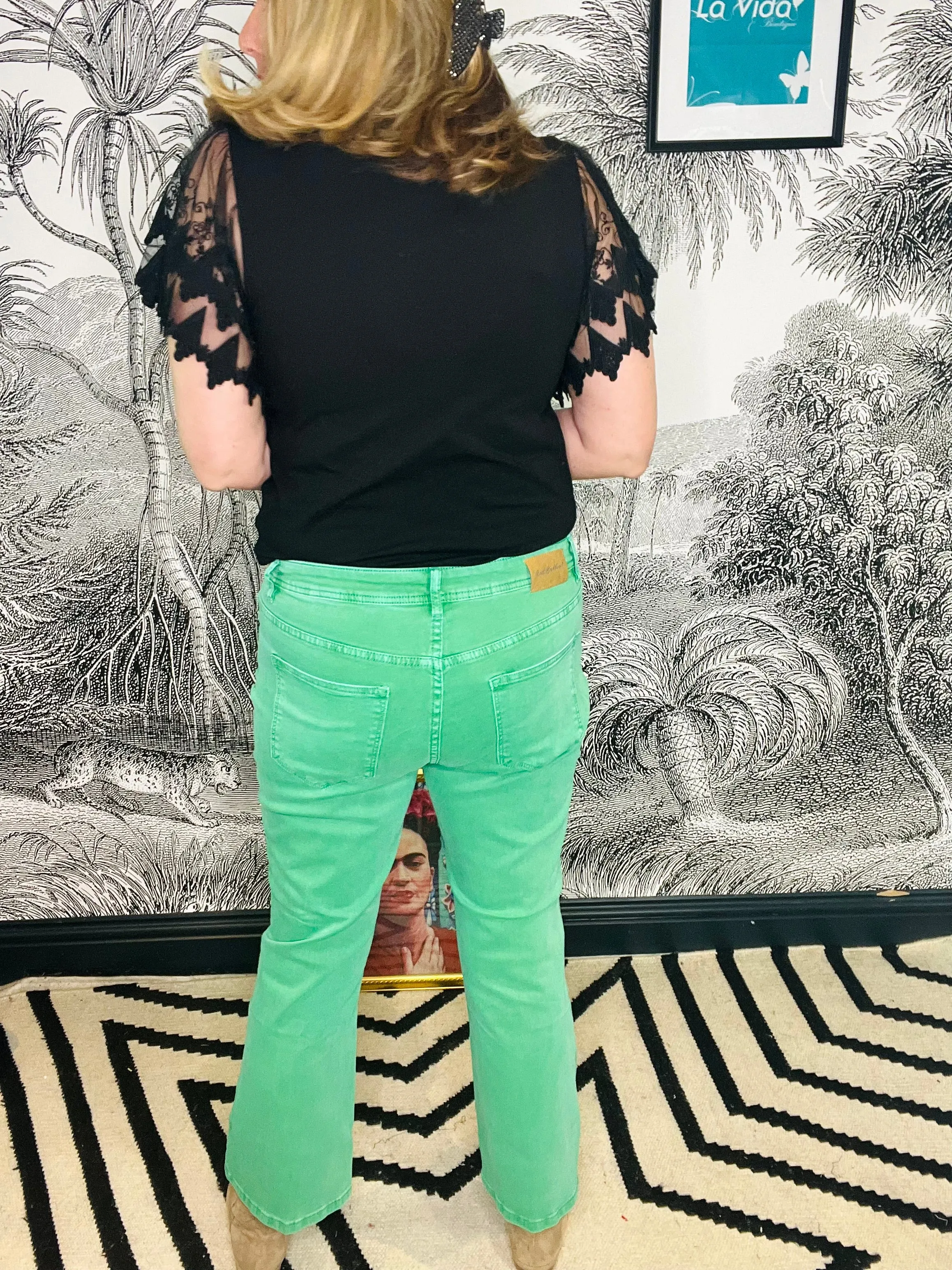 Babette Cropped Flare Jeans