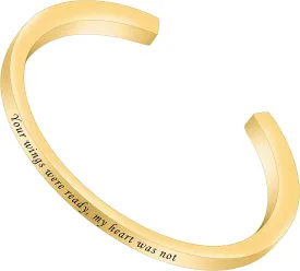 Dletay Urn Bracelet Cremation Bracelet for Ashes Memorial Ashes Bracelet Openable Cuff Bangle Bracelet