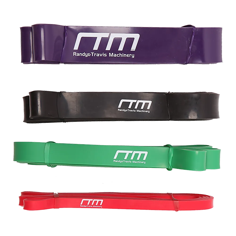 Durable Resistance Loop Band Set, Multi-Level Strength, 4 Pcs