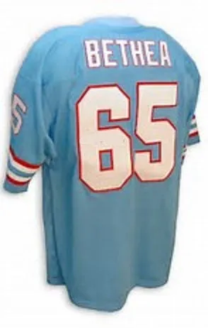 Elvin Bethea Houston Oilers Throwback Football Jersey