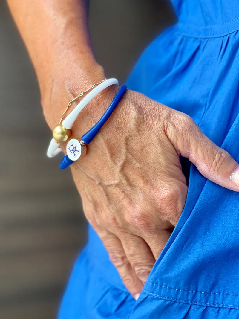 Enamel Bali Bracelet - Kentucky Blue
