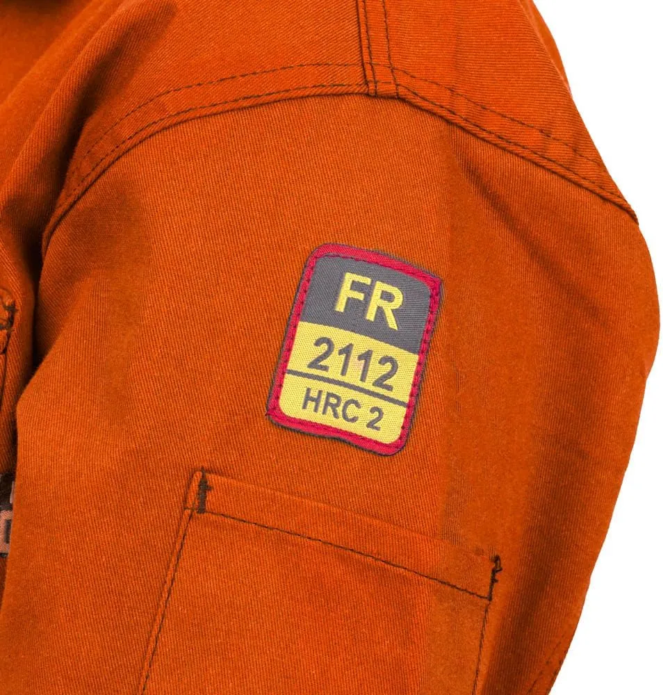 Flame Resistant FR Coverall - 88% C / 12% Nylon - 7oz