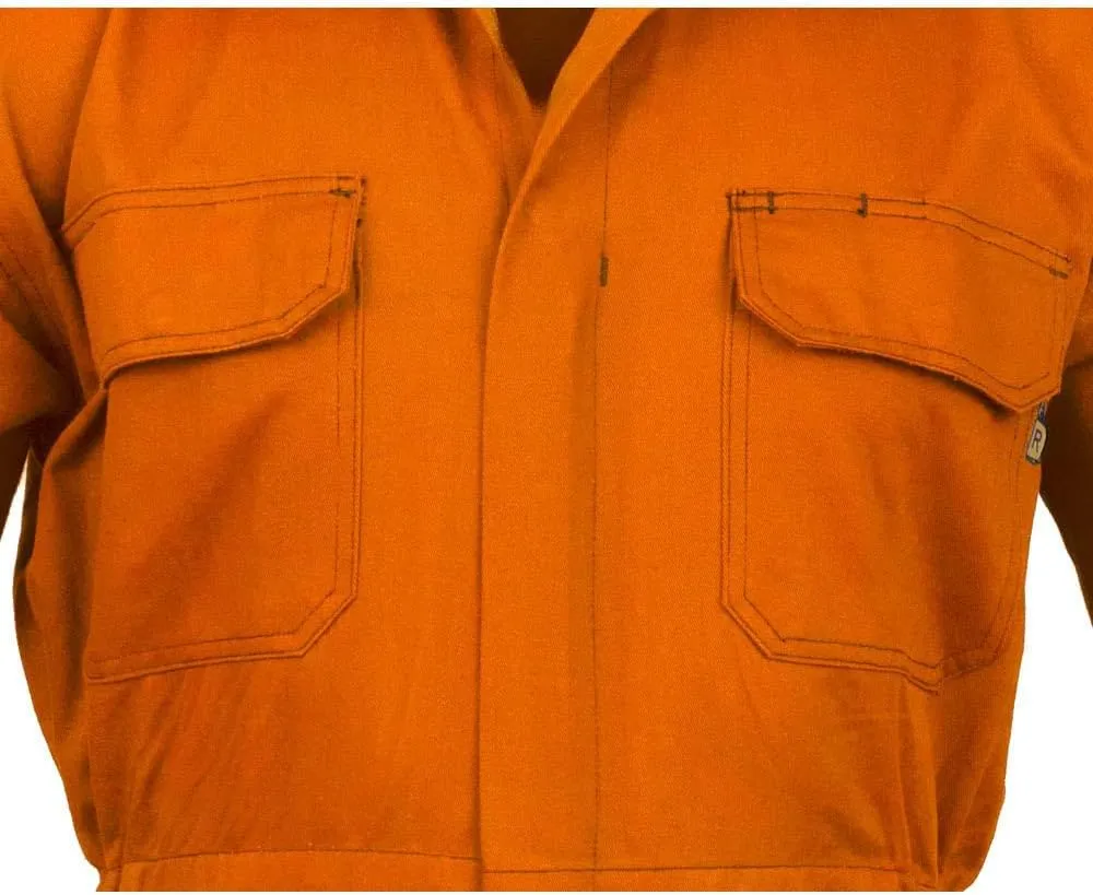 Flame Resistant FR Coverall - 88% C / 12% Nylon - 7oz