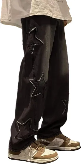 Kisswow Y2k Star Jeans for Women Cute Jeans for Teens Y2k Cargo Pants Women