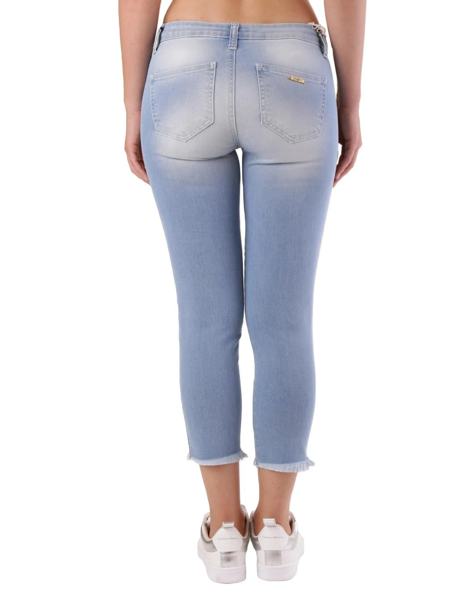 Met Womens Skinny Embellished Jeans
