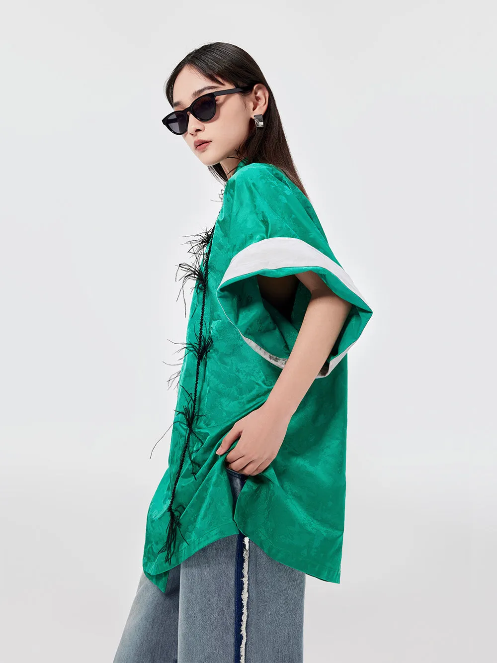 MUKZIN Fashionable Jacquard Cheongsam Qi Pao Dresses