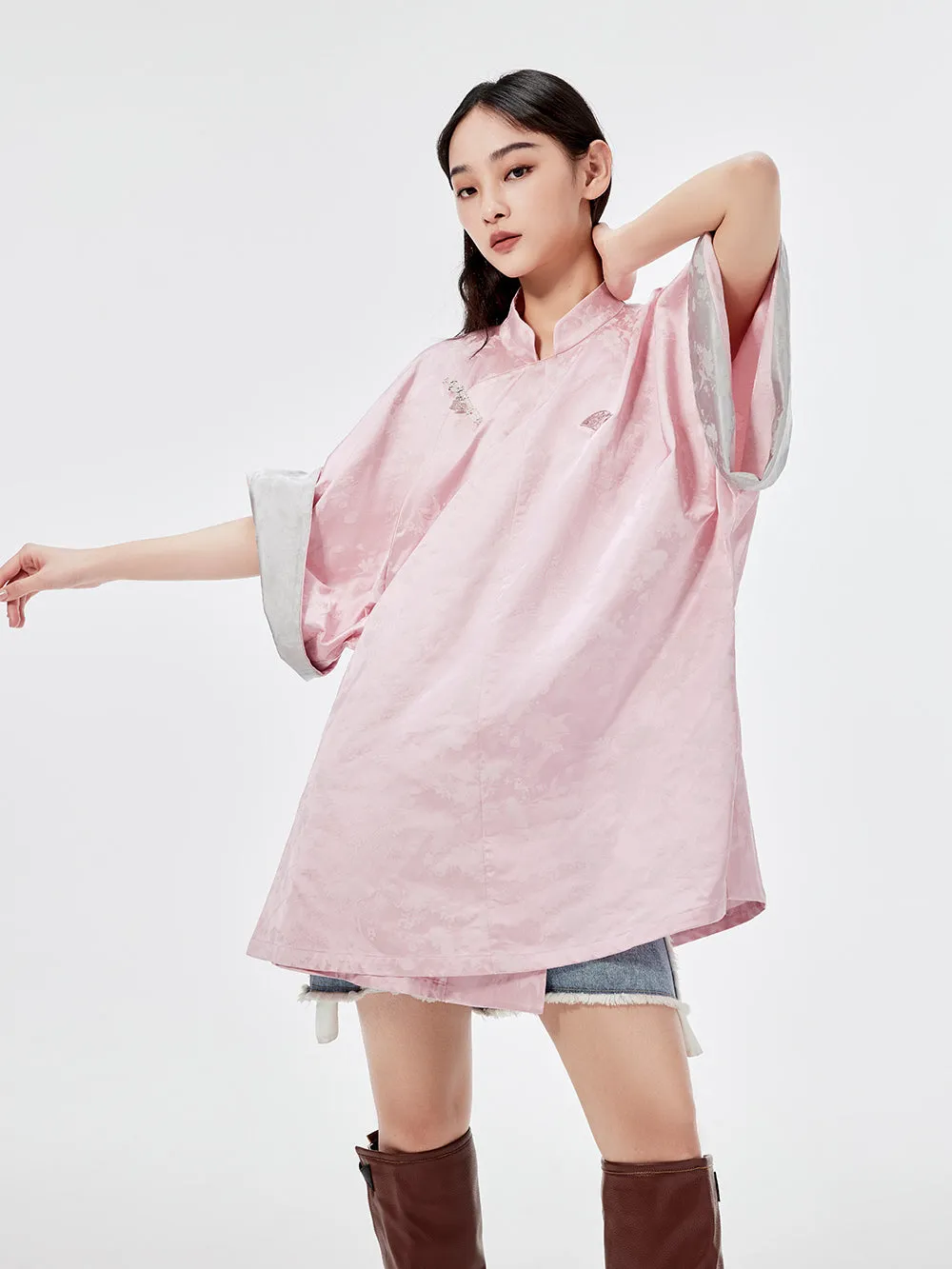 MUKZIN Fashionable Jacquard Cheongsam Qi Pao Dresses
