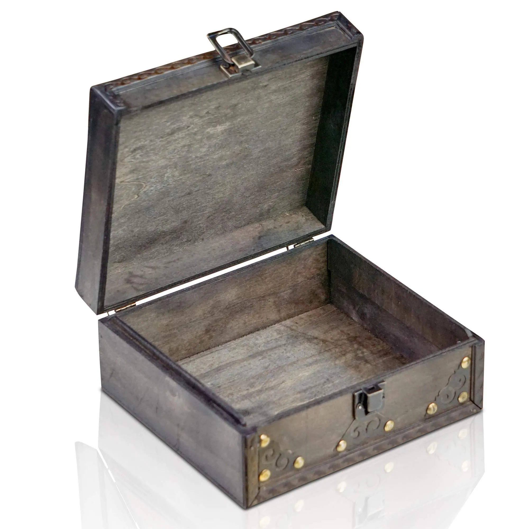Pirate Treasure Chest Storage Box  Vitec 94 X83 X71  Durable Wood
