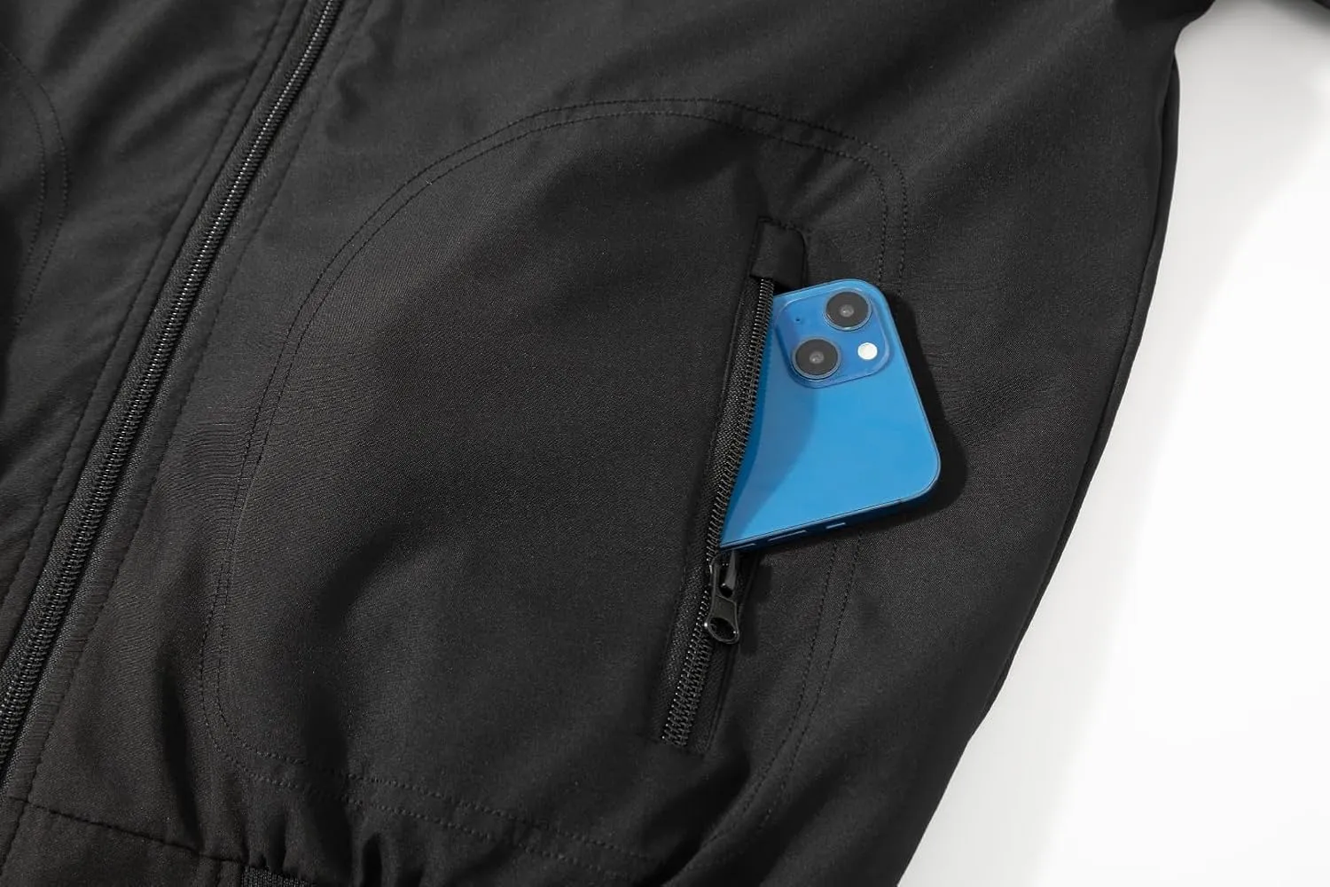TLZC Men's Fashion Bomber Jacket Lightweight Track Windbreaker Jackets Outdoor Golf Windproof Coat
